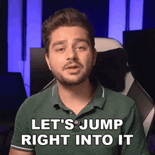 Let'S Jump Right Into It Ignace Aleya GIF - Let'S Jump Right Into It Ignace Aleya Let'S Get Started GIFs
