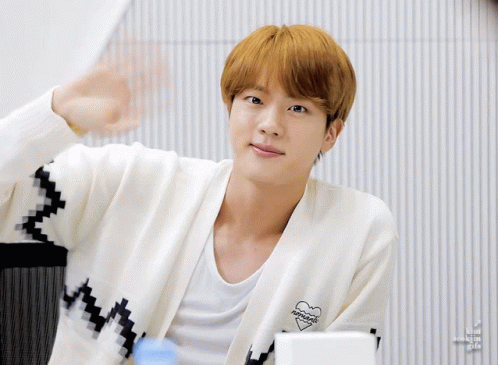 Seokjin Sweater GIF - Seokjin Sweater Handsome - Discover & Share GIFs