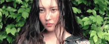 원더걸스 선미 자연 잎 GIF - Wonder Girls K Pop Korean GIFs