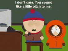south park stan marsh kenny mccormick idc i dont care