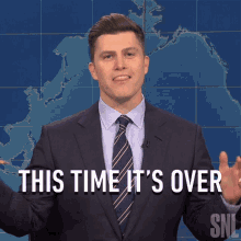 This Time Its Over Saturday Night Live GIF - This Time Its Over Saturday Night Live No More GIFs