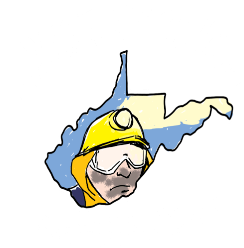West Virginia Can Put A Stop To Political Corruption Support For The People Act Sticker - West Virginia Can Put A Stop To Political Corruption Support For The People Act Miner Stickers