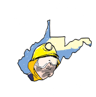 West Virginia Can Put A Stop To Political Corruption Support For The People Act Sticker - West Virginia Can Put A Stop To Political Corruption Support For The People Act Miner Stickers