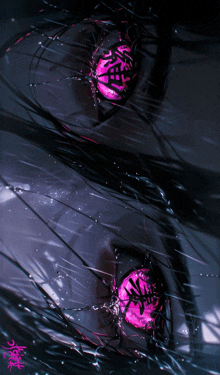 a close up of a person 's eyes with the letters jc on the bottom