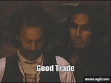 Good Trade Dances With Wolves GIF - Good Trade Dances With Wolves Kevin Costner GIFs