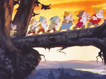 Heigh Ho GIF - Hiking Snow White And The Seven Dwarves Seven Dwarves GIFs