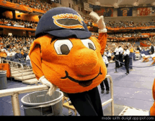 Syracuse Basketball Mascot GIF - Orange Syracuse Dealwithit GIFs