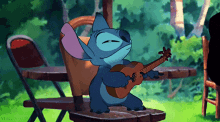Stitch Guitar GIF