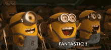 Minions Excited GIF - Minions Excited Cheer GIFs