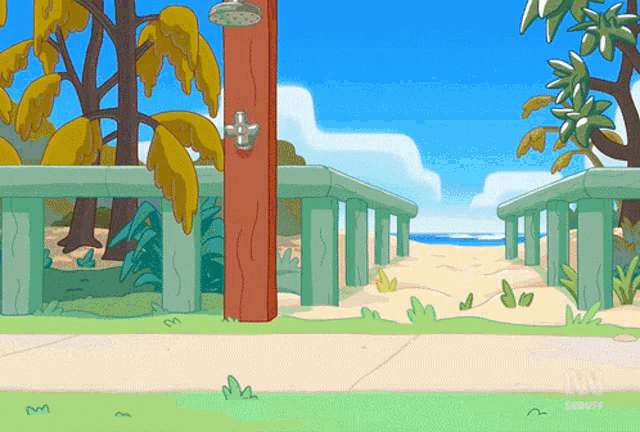 Bluey Beach GIF - Bluey Beach Bingo - Discover & Share GIFs