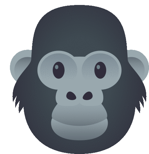 Gorilla Nature Sticker - Gorilla Nature Joypixels Stickers