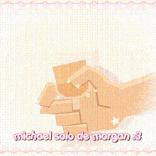 a cartoon character with the name michael solo de morgan 3 on it