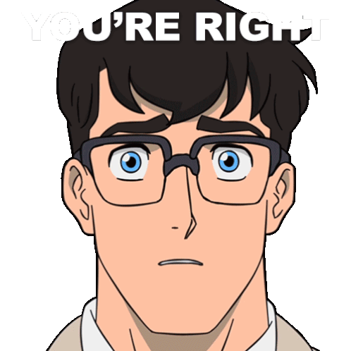 Youre Right Clark Kent Sticker - Youre Right Clark Kent Jack Quaid Stickers