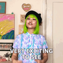 Very Exciting To See Goldie Chan GIF - Very Exciting To See Goldie Chan Looking Forward GIFs