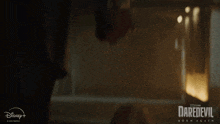 a poster for daredevil born again is displayed