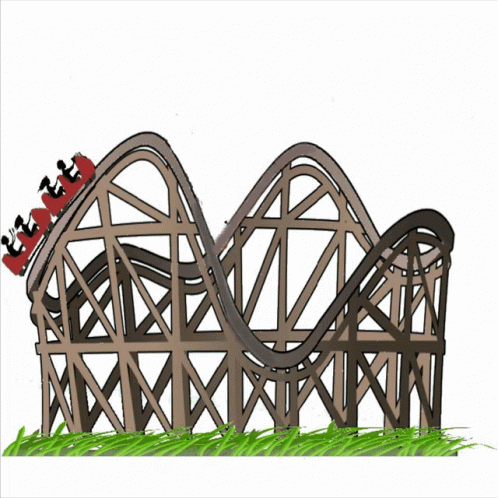 Moving Roller Coaster Animation GIFs | Tenor