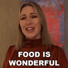 The Food Is Wonderful Tracy GIF - The Food Is Wonderful Tracy Tracy Kiss GIFs