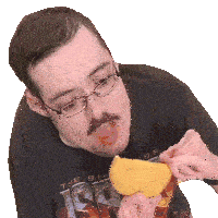 Eating Ricky Berwick Sticker - Eating Ricky Berwick Taking A Bite Stickers