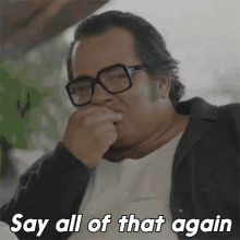 Say All Of That Again Mario Puzo GIF - Say All Of That Again Mario Puzo The Offer GIFs