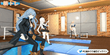 a screenshot of a video game with a twitter logo on the bottom