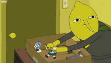 Doll GIF - Lemongrab Adventure Time GIFs