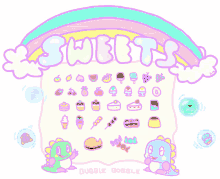 bubble bobble bust a move sweets candy kawaii