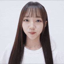 a woman with long hair has her eyes closed