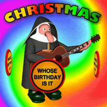 Christmas Who'S Birthday Is It GIF - Christmas Who'S Birthday Is It Christmas Nun GIFs