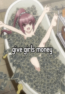 Bglamours Give Girls Money GIF - Bglamours Give Girls Money Bathroom Of Cash GIFs