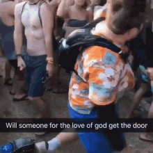Will Someone For The Love Of God Get The Door Aye GIF