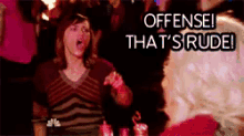 Offense! That'S Rude! GIF - Rude Parks And Rec GIFs
