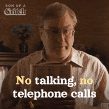 No Talking No Telephone Calls Mike Critch GIF - No Talking No Telephone Calls Mike Critch Son Of A Critch GIFs