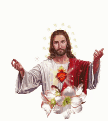 jesus sacred heart glimmer catholic