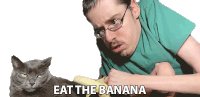 Eat The Banana Ricky Berwick Sticker - Eat The Banana Ricky Berwick Eat This Stickers