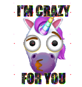 Im Crazy For You Crazy Eyes Sticker - Im Crazy For You Crazy Eyes Crazy Love Stickers
