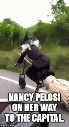 Witch Way GIF - Witch Way Nancy Pelosi - Discover & Share GIFs