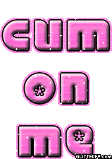 Cum On Me Cum Sticker - Cum On Me Cum Glitterfy Stickers