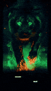 a picture of a lion with a lightning bolt coming out of its paw