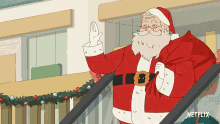 Waving Santa Claus GIF - Waving Santa Claus F Is For Family GIFs