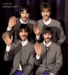 Beard Beatles GIF - Beard Beatles Mustache GIFs