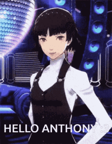 Hello Anthony GIF - Hello Anthony Makoto GIFs