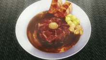 аниме мясо GIF - аниме мясо блюдо GIFs