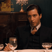 stare michael corleone al pacino the godfather blank stare