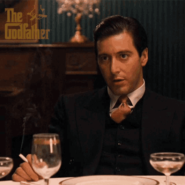 Stare Michael Corleone GIF - Stare Michael Corleone Al Pacino - 探索與分享 GIF