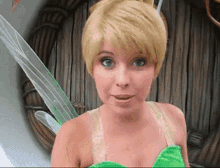 Tinkerbell Tinkerbell Face Character GIF - Tinkerbell Tinkerbell Face Character Disney World GIFs