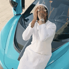 Covering Face Dave East GIF - Covering Face Dave East Rich Problems Song GIFs