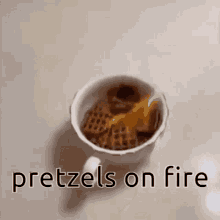 pretzels burn