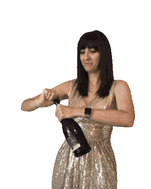 Pop The Champagne Pop The Cork Sticker - Discover & Share GIFs