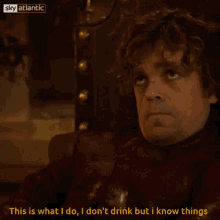 Tyrion Lannister I Dont Drink GIF - Tyrion Lannister I Dont Drink GIFs