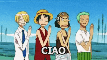 One Piece Ciao Anime Monkey D. Rufy Pirati GIF - One Piece Hello Anime GIFs